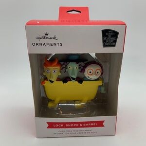 Hallmark Disney Nightmare Before Christmas Lock Shock Barrel Christmas Ornament